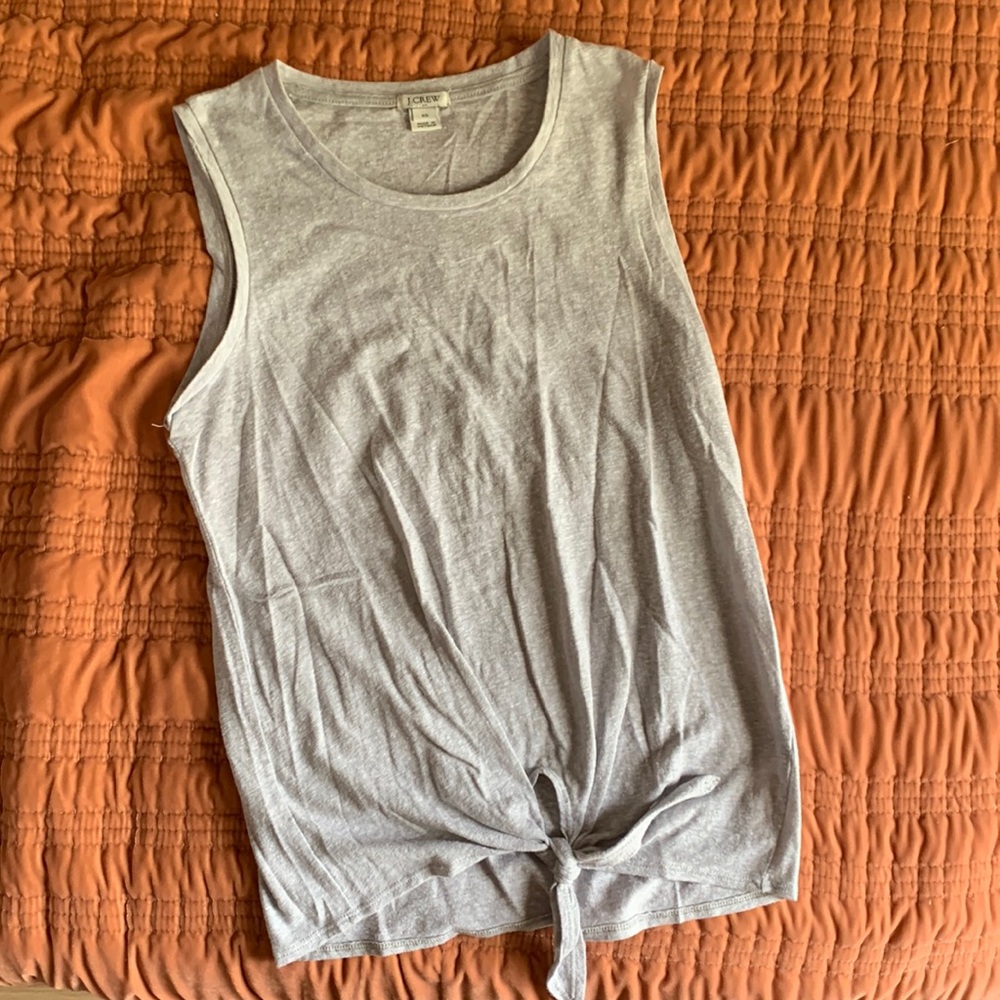J-Crew tied tank